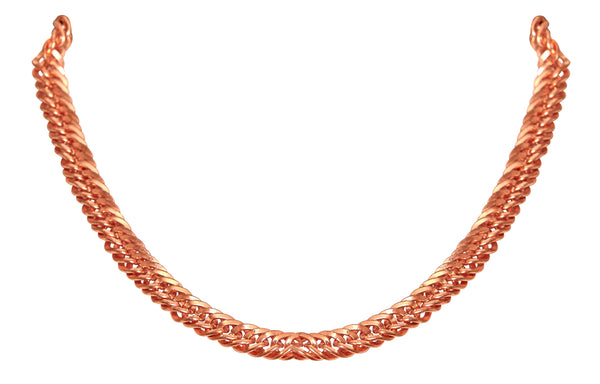 Comfort lux rosegold chain pandepånd