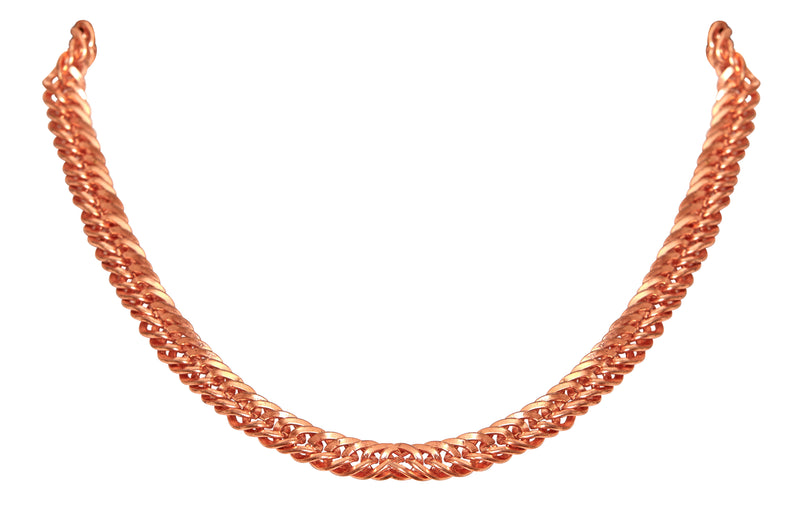 Comfort lux rosegold chain pandepånd
