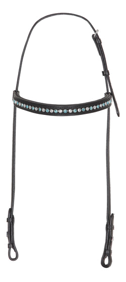 Light Turquoise and Clear Crystal - Comfort Fit nakkestykke med krystaller fra Swarovski®