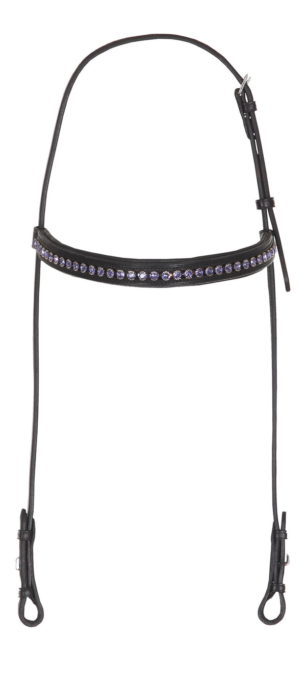 Tanzanite - Comfort Fit nakkestykke med krystaller fra Swarovski®