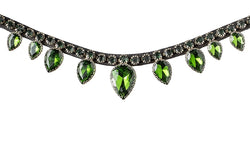 Dark Green Diamond Drops pandebånd