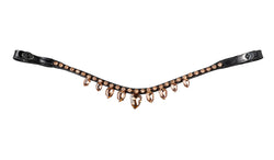 Rosegold diamond drop pandebånd