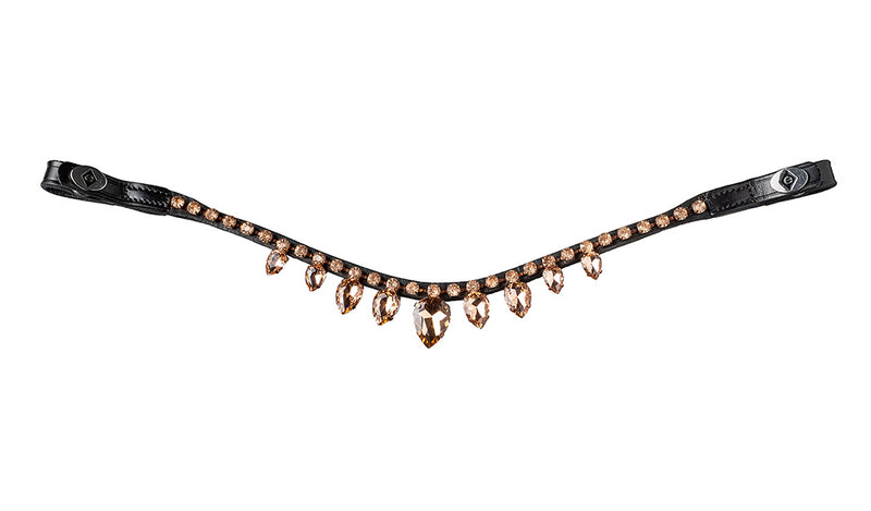 Rosegold diamond drop pandebånd